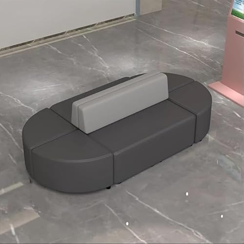 Modulares Couchsofa, gepolsterte Kombinationssofas, doppelseitiges Sofa Rücken an Rücken, Lazy Sofa for Schlafzimmer Wohnzimmer, gemütlicher Sessel(C,2.2 * 1.2m) von Sohodoo