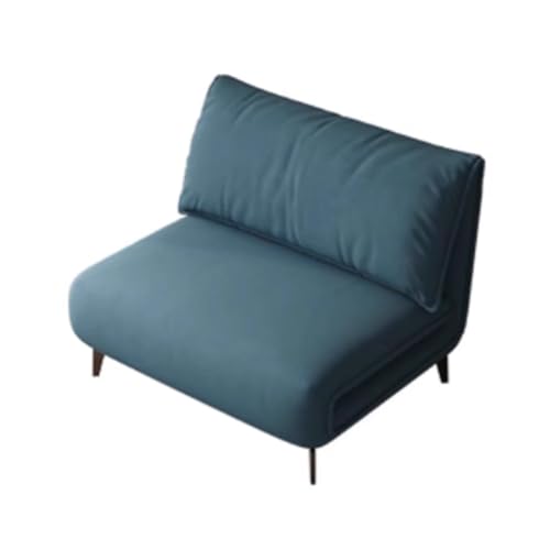 Schlafsofa, 3-in-1-Cabrio-Stuhl, multifunktionales, klappbares Gästebett for kleine Räume, Apartment, Büro (Color : Blue, Size : 1.2M) von Sohodoo