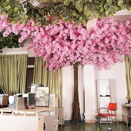 Simulation Kirschbaum, herzförmiger Kirsch-Sakura-Baum, romantische japanische Kirschblütenbaum-Dekoration, rosa künstlicher Kirschblütenbaum, hellrosa Baum, drinnen und draußen, Zuhause, Büro, Party von Sohodoo