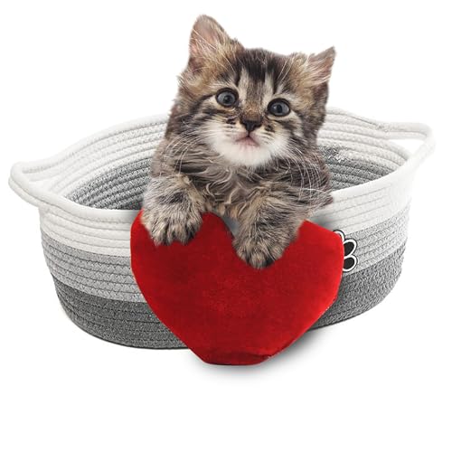 Sohodoo Aufbewahrungsbox for Haustierspielzeug | Mini-Korb for Babyutensilien | Gewebte Aufbewahrungstasche | Organizer for Kinderzimmer | Sammelbehälter for Kinderspielzeug(F) von Sohodoo
