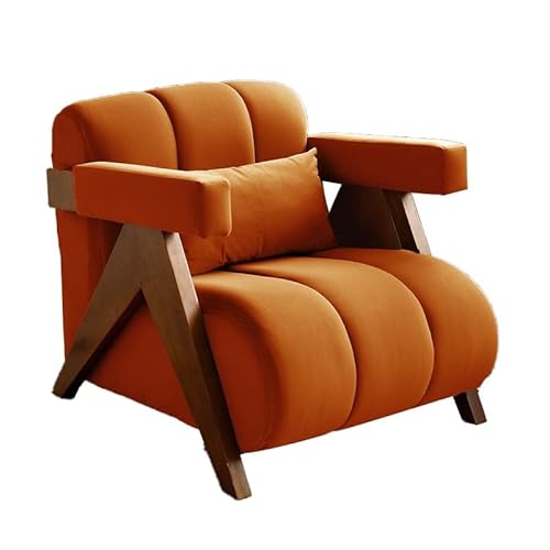 Sohodoo Freizeit-Einzelsofa aus Lammfell – Polsterung aus Sherpa-Baumwolle, perfekt for kleine Wohnungen und Büros, ergonomisches Lounge-Sofa(G) von Sohodoo