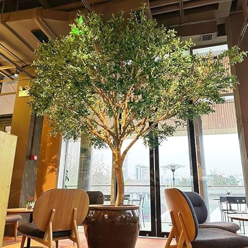 Sohodoo Großer künstlicher Olivenbaum, künstliche Pflanze mit verstellbaren Zweigen for eine leicht anpassbare Dekoration zu Hause und im Büro(2mx1.8m) von Sohodoo