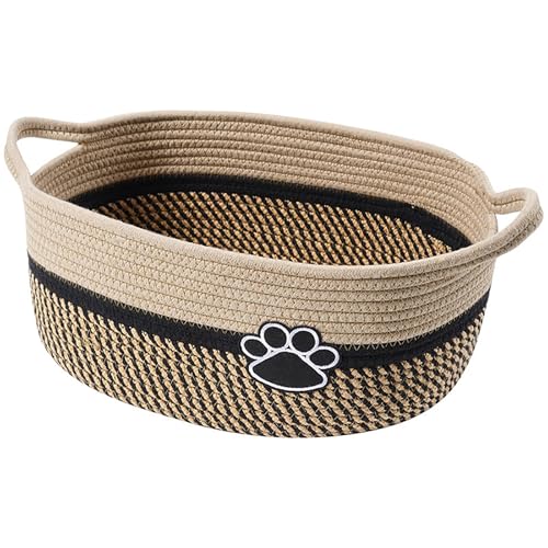Sohodoo Spielkorb for Haustiere | Kompakter Geschenkkorb for Kleinkinder | Gewebter Korb mit Kinderzimmerdeko | Windel- und Handtuchhalter | Spielzeugmanager for Kinder(H) von Sohodoo