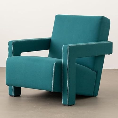 Sohodoo Stuhl, Einzelarmlehne Sofa Freizeitstuhl 7-förmiger Stuhl Freizeitstuhl Schlafzimmer Sofastuhl(B) von Sohodoo
