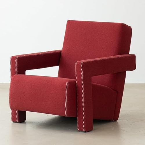 Sohodoo Stuhl, Einzelarmlehne Sofa Freizeitstuhl 7-förmiger Stuhl Freizeitstuhl Schlafzimmer Sofastuhl(C) von Sohodoo