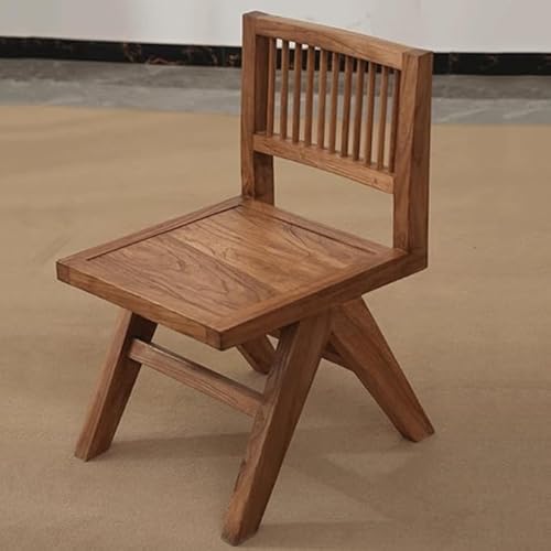 Sohodoo Wohnzimmerstuhl, Beistellstuhl, Sessel, Massivholz, bequem gepolstert, mit hoher Rückenlehne, for Teestube, Wohnzimmer, Küche(A) von Sohodoo