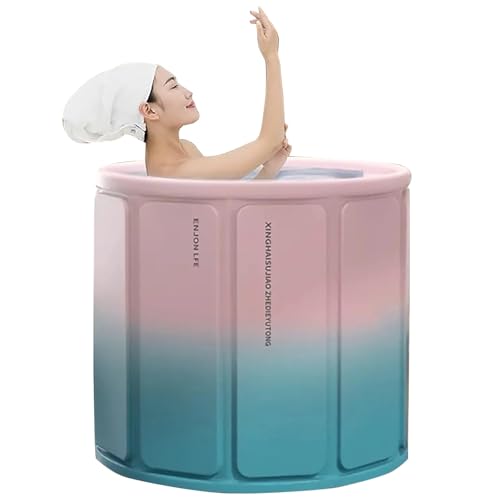Tragbare Campingbadewanne for Erwachsene, faltbare Badewanne – leichte, zusammenklappbare Duschwanne for Wohnmobil, Reisen und Outdoor(B) von Sohodoo