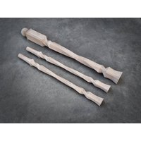 Hölzerne Baluster Mit Newel Pfosten Für Eine Treppe von SohowoodDirectory