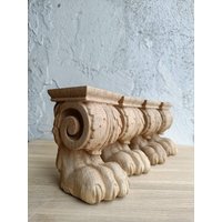 Set 4 Stk Löwen Füße Holzmöbelbeine von SohowoodDirectory