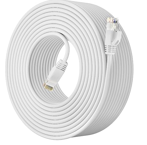 LAN Kabel 5 Meter, Cat 6 Netzwerkkabel 5m Ethernet Kabel High Speed, Wlan Kabel Gigabit 1000Mbit/s Internetkabel, Weiß Patchkabel UTP RJ45 Kabel für Modem Router LAN Kabel 5 Meter, Cat 6 Netzwerkkabel 5m Ethernet Kabel High Speed, Wlan Kabel Gigabit 1000Mbit/s Internetkabel, Weiß Patchkabel UTP RJ45 Kabel für Modem Router von Soibke