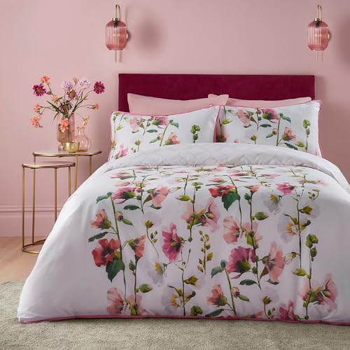 Soiree - Layla – Bettbezug-Set mit Fadenzahl 500 – Doppelbett-Größe in Rosa von Soiree