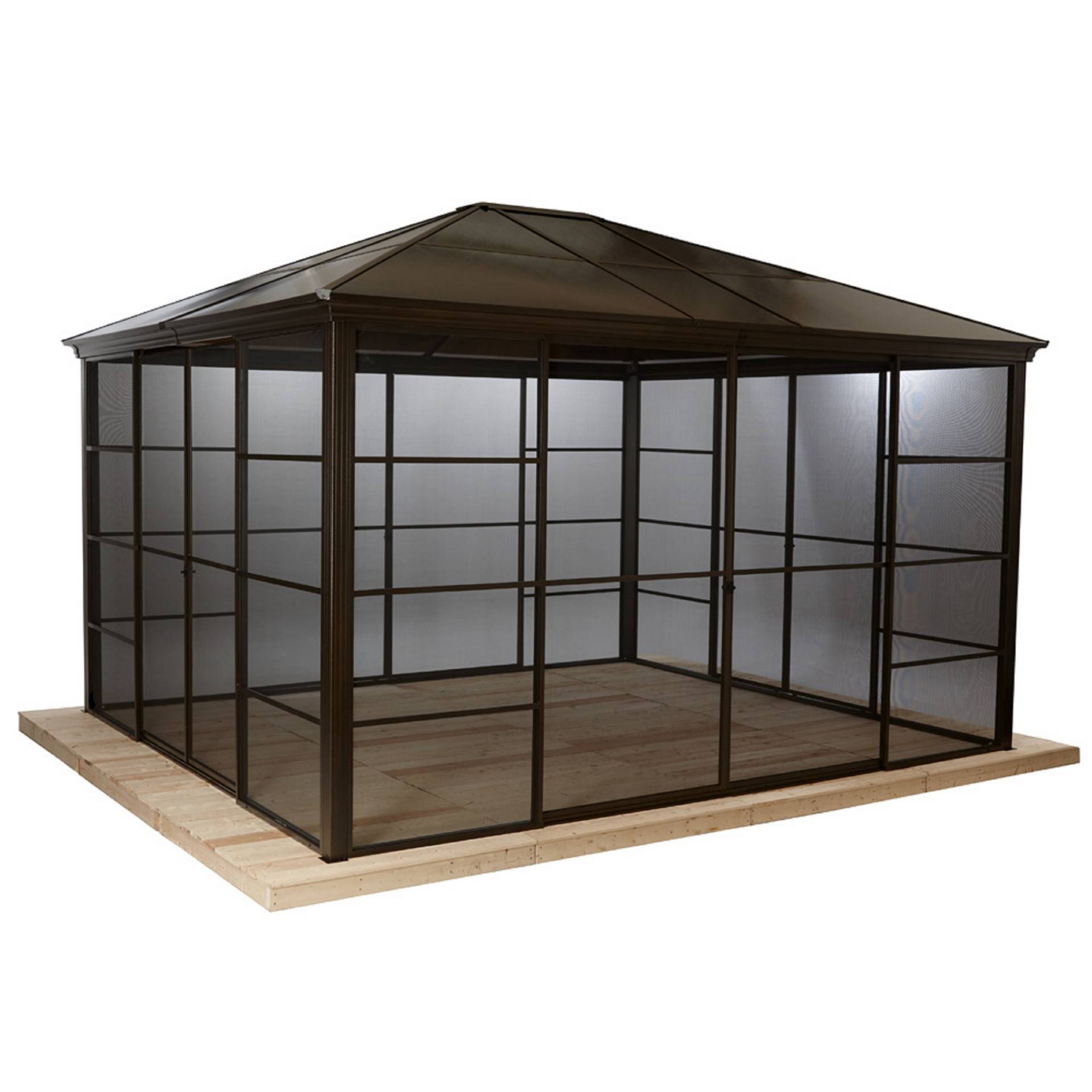 Sojag Pavillon 'Castel' bronze 362 x 427 x 296 cm Sojag Pavillon 'Castel' bronze 362 x 427 x 296 cm von Sojag
