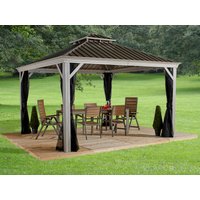 Sojag Pavillon "Gazebo Messina" BxT: 363x483 cm, mit Moskitonetzen von Sojag