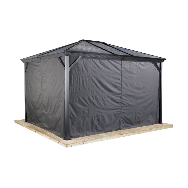 Sojag Vorhang-Set für Pavillon 'Ventura 1010' dunkelgrau von Sojag