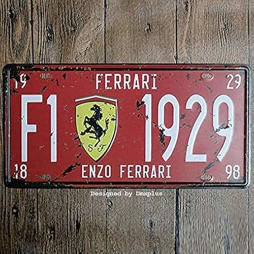 Sokomurg Retro Vintage Funny 15,2 x 30,5 cm Indoor F1 ENZO Ferrari 1929 Metall Blechschild Garage Nummernschild Küche Dekor Bar Pub Club Cafe Home Restaurant Wanddekoration Kunst Schild Post Sokomurg Retro Vintage Funny 15,2 x 30,5 cm Indoor F1 ENZO Ferrari 1929 Metall Blechschild Garage Nummernschild Küche Dekor Bar Pub Club Cafe Home Restaurant Wanddekoration Kunst Schild Post von Sokomurg