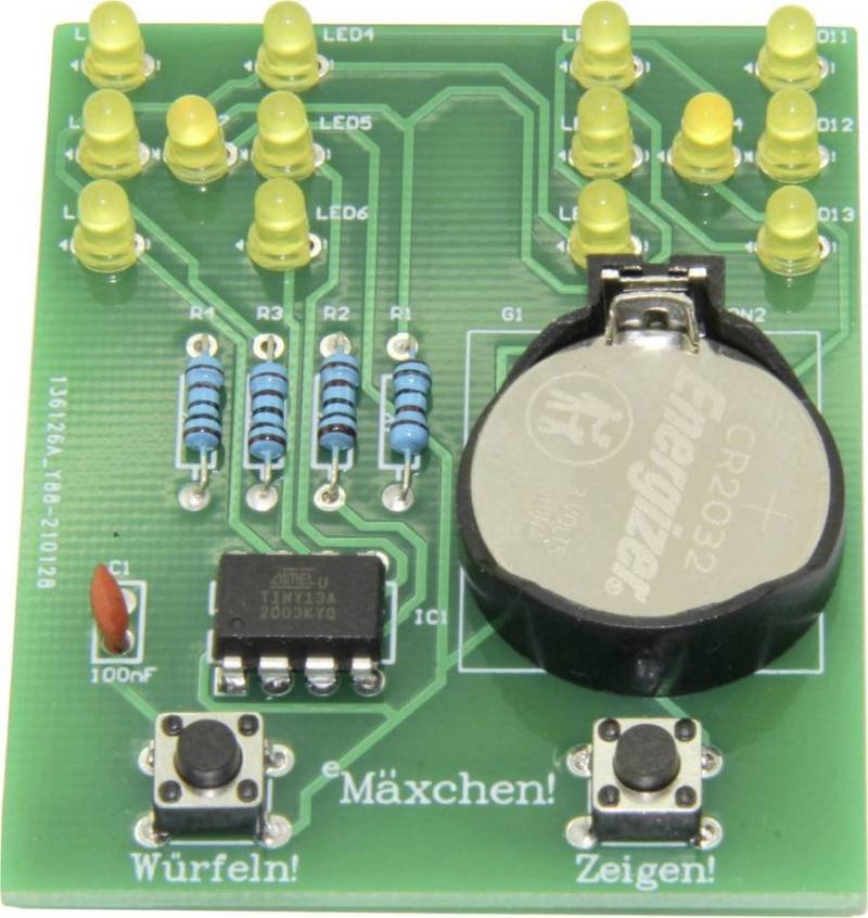 Sol Expert LED-Bild Sol Expert 76400 Mäxchen LED-Lötbausatz Ausführung (Bausatz/Baustein) von Sol Expert