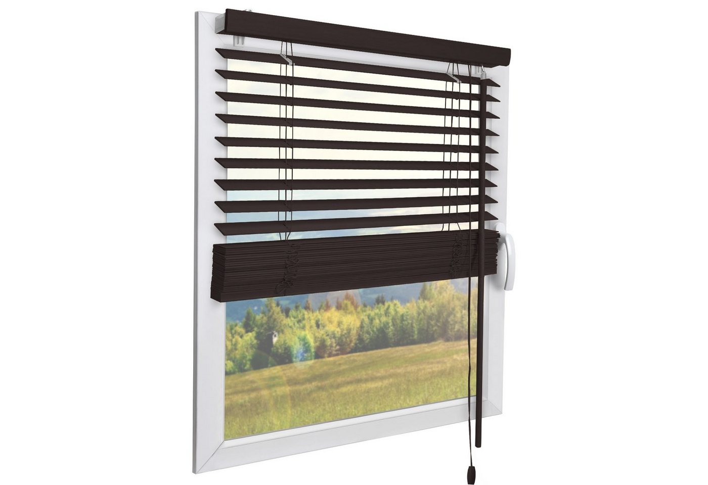 Jalousie SolDecor JH3, Sol Royal, Holzjalousie Dunkelbraun von Sol Royal