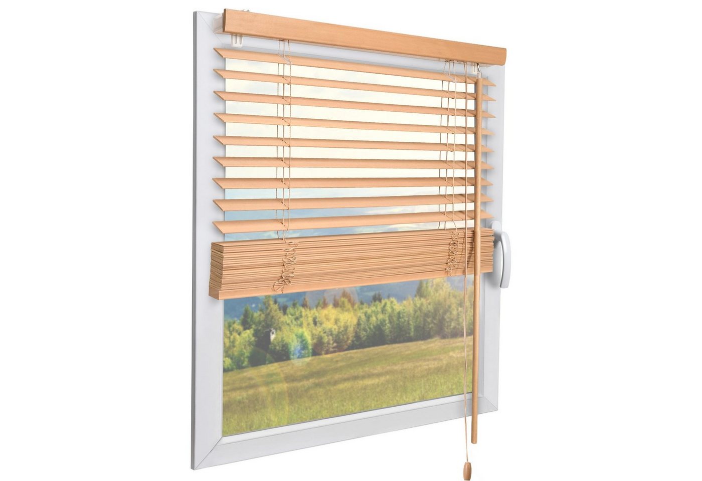 Jalousie SolDecor JH3, Sol Royal, Holzjalousie Eiche von Sol Royal