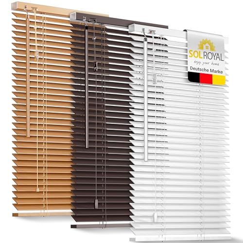 Sol Royal Holzjalousie SolDecor JH3 Jalousie aus Holz in Weiß - 70x130 cm Tür- und Fensterjalousie Holz umweltschonend produziert - Jalousien Blickschutz Fenster 3,5 cm breite Lamellen Sol Royal Holzjalousie SolDecor JH3 Jalousie aus Holz in Weiß - 70x130 cm Tür- und Fensterjalousie Holz umweltschonend produziert - Jalousien Blickschutz Fenster 3,5 cm breite Lamellen von Sol Royal