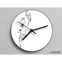 Koi Aquarell Wanduhr von SolPixieDust