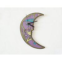 Luna Face - Wanduhr von SolPixieDust