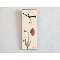 Mohnblumen - Wanduhr von SolPixieDust