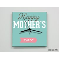 Muttertag Wanduhr - Happy Mother Es Day von SolPixieDust