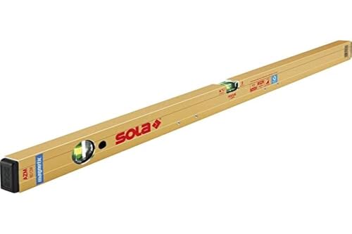 SOLA AMZ Magnet-Wasserwaage AZM Länge 500 mm, Gold, 50 cm von Sola