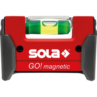 Magnet-Mini-Wasserwaage Go Magnet Clip 7,5cm von Sola