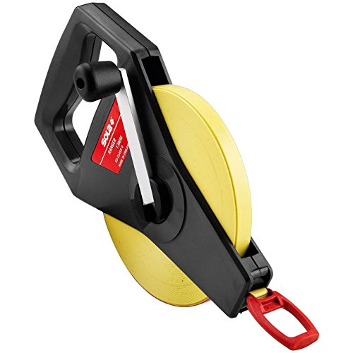 SOLA RANGER - Maßband Glasfaser 30m / 13mm - gelb mit mm Skala - Genauigkeitsklasse II - Bandmaß mit Multifunktions-Endhaken - Metermaß Länge - 50m, 30m SOLA RANGER - Maßband Glasfaser 30m / 13mm - gelb mit mm Skala - Genauigkeitsklasse II - Bandmaß mit Multifunktions-Endhaken - Metermaß Länge - 50m, 30m von Sola