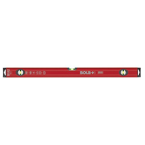 Sola 1215101 Alu-Wasserwaage Red 3 80" 80 cm in rot, 800 mm von Sola