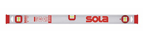 Sola 1256501 Alu-I-Wasserwaage "ID 40" cm in grau/rot Sola 1256501 Alu-I-Wasserwaage "ID 40" cm in grau/rot von Sola
