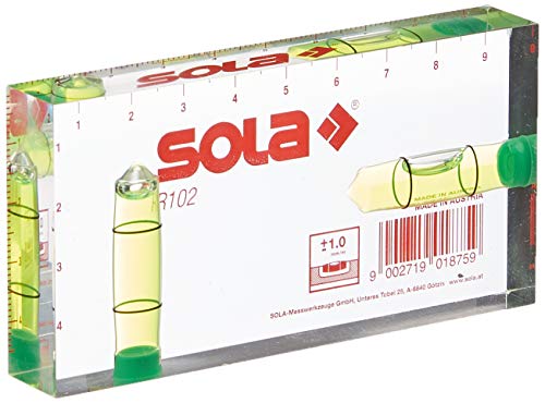 Sola 1616101 Kleinwasserwaage R 102, Durchsichtig von Sola
