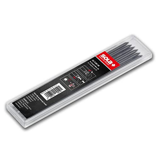 Sola SG TLM2 HB Tiefloch-Marker Ersatzminen für TLM und TLM2-6 Stück Ersatzminen Graphit Härte HB von Sola