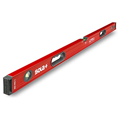 Sola Wasserwaage Aluminium BIG RED3, 180cm mit 2 Handgriffen von Sola