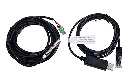 Temperatursensor und Kommunikationskabel USB-RS485-Kabel (CC-USB-RS485-150U) für Solarladeregler von SolaMr