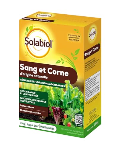 SOLABIOL | SOMIX15G10N | Blut und Horn | Etui 1,5 kg | Schnelle Wirkung (Blut) und langanhaltende Wirkung (Horn) von Solabiol