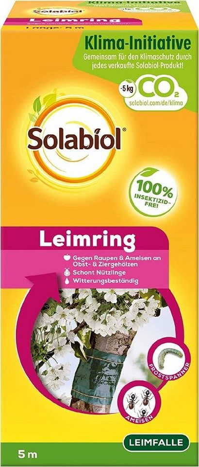 Solabiol Insektenvernichtungsmittel Solabiol Leimring 5 m Insektizidfreier Schutz f. Obstbäume mit Spezial von Solabiol