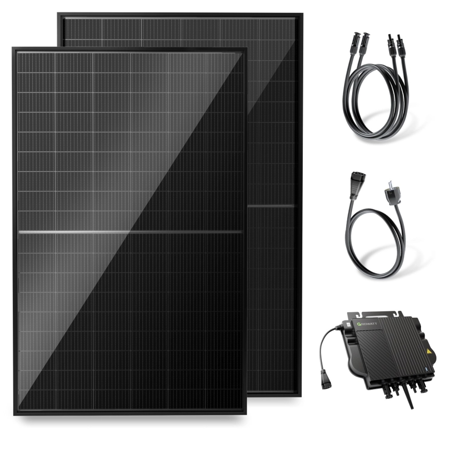 Solakon Balkonkraftwerk 1000W 800W Solaranlage Steckerfertig Komplettset 800W Kabellänge 5m Solakon Balkonkraftwerk 1000W 800W Solaranlage Steckerfertig Komplettset 800W Kabellänge 5m von Solakon