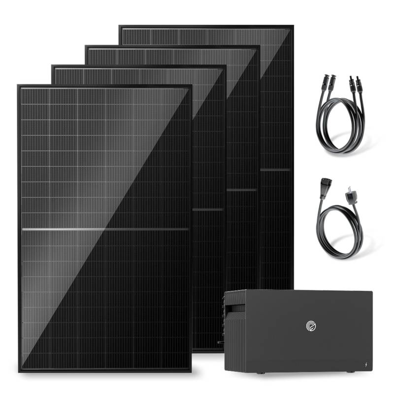 Solakon Balkonkraftwerk 2000W 800W Solaranlage mit Speicher Steckerfertig Komplettset Photovoltaik Anlage 800W Kabel 10m Solakon Balkonkraftwerk 2000W 800W Solaranlage mit Speicher Steckerfertig Komplettset Photovoltaik Anlage 800W Kabel 10m von Solakon