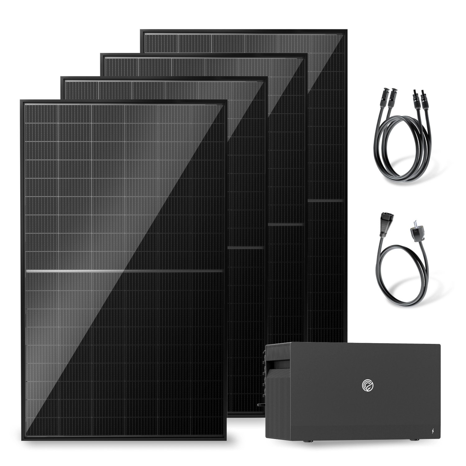 Solakon Balkonkraftwerk 2000W 800W Solaranlage mit Speicher Steckerfertig Komplettset Photovoltaik Anlage 800W Kabel 3m Solakon Balkonkraftwerk 2000W 800W Solaranlage mit Speicher Steckerfertig Komplettset Photovoltaik Anlage 800W Kabel 3m von Solakon