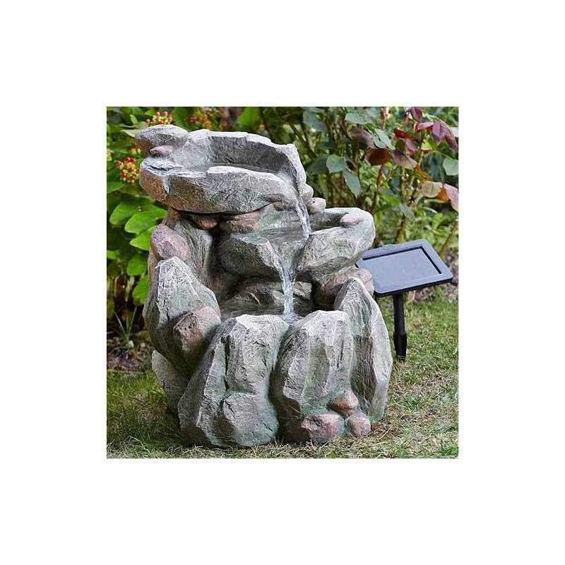 Solar Cosa Smart Solar Wasserfallbrunnen Brunnen Gartenbrunnen Solarbrunnen  B-Ware von Solar Cosa