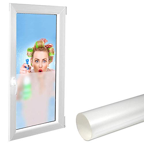 Solar Screen® 6,58€/m² Fensterfolie Sichtschutzfolie MATT Opal Folie Selbstklebend 200cm x 152cm Milchglasfolie von Solar Screen