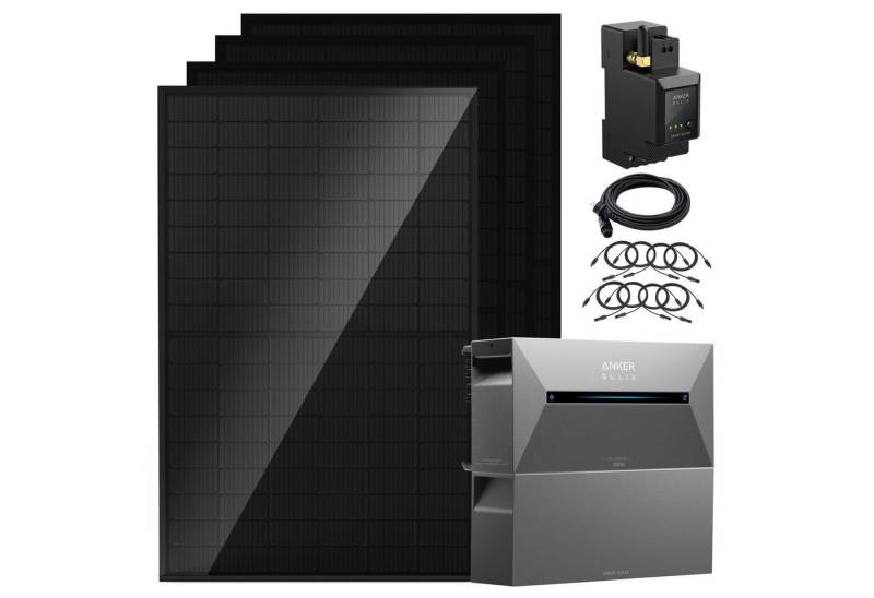 SolarMars Balkonkraftwerk mit Speicher Anker Solix Solarbank 2 E1600 Pro, 1800 W, 0% MwSt von SolarMars