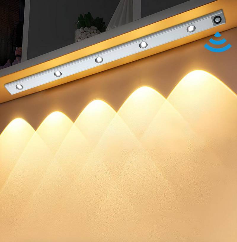 Solarandmore LED Lichtleiste 3 Modi Body Sensor Light, Hill Ripple Nachtlicht, USB aufladbar Solarandmore LED Lichtleiste 3 Modi Body Sensor Light, Hill Ripple Nachtlicht, USB aufladbar von Solarandmore