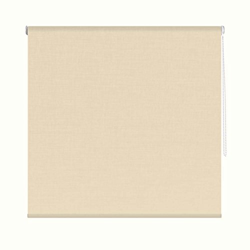 Solardecor aufrollbare Abdunkelungsrollo Screen, Stoff, Beige, 140 x 260 x 10 cm von Solardecor