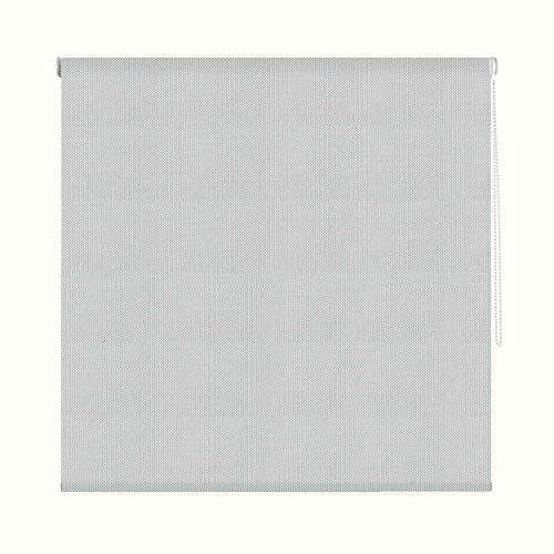 Solardecor aufrollbare Abdunkelungsrollo Screen, Stoff, Grau, 140 x 260 x 10 cm von Solardecor