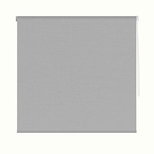 Solardecor aufrollbare Abdunkelungsrollo Screen, Stoff, Grau, 160 x 190 x 10 cm von Solardecor