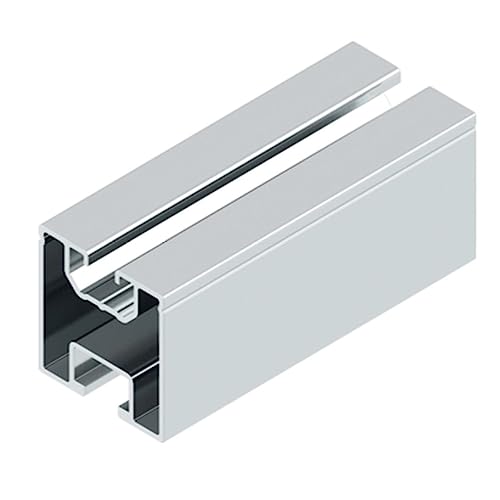 ALU Trägerprofil Montageschiene Aluminiumprofil Solarprofil 40x40mm - 180cm von Solardirekt24