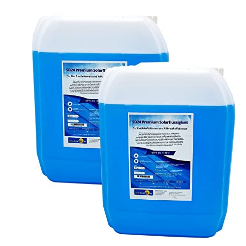 Solarflüssigkeit Wärmeträgermedium Solarliquid bis -28°C - 20 Liter von Solardirekt24